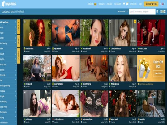 סקירת MyCams Redhead, אתר שהוא אחד ממצלמות הסקס הג'ינג'יות הפופולריות הרבות