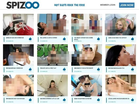 Spizoo incelemesi, birçok popüler Premium Porno Sitesinden biri olan bir site