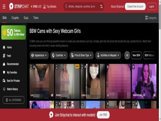 Stripchat BBW-billede