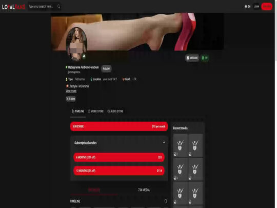 MsSupreme review, a site that is one of many popular Top LoyalFans Models