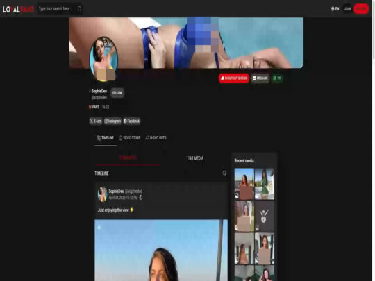 Sophie Dee LoyalFans review, a site that is one of many popular Top LoyalFans Models