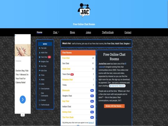 JusaChat review, a site that is one of many popular Sex Chat Sites